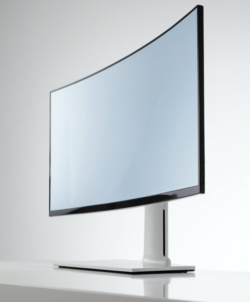 Slim Monitors, Curved Screens & 4K Displays 972 x 1176